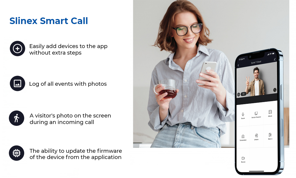 Slinex Smart Call App – Cloud call forwarding