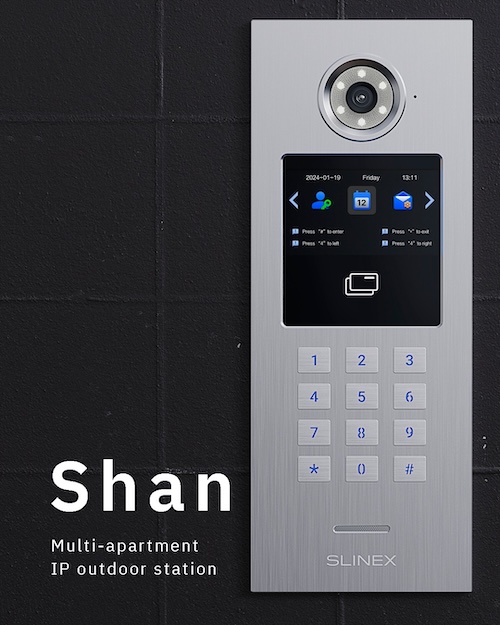 Slinex Shan Multi-Apartment Outdoor Station