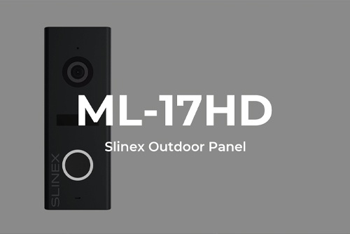 Slinex ML-17HD outdoor panel: high definition, wide viewing angle, durable weather-resistant housing