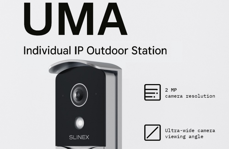 Slinex UMA – IP Direct Outdoor Panel with Ultra-Wide Camera for Smart Security