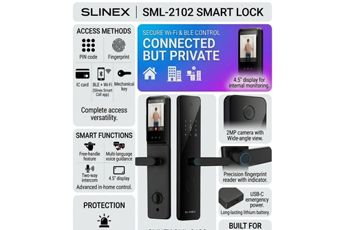 Dvojitá ochrana: Slinex SML-2102 Smart Lock Přehled