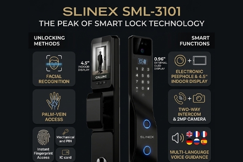 Futuristické zabezpečení: Přehled inteligentního zámku Slinex SML-3101