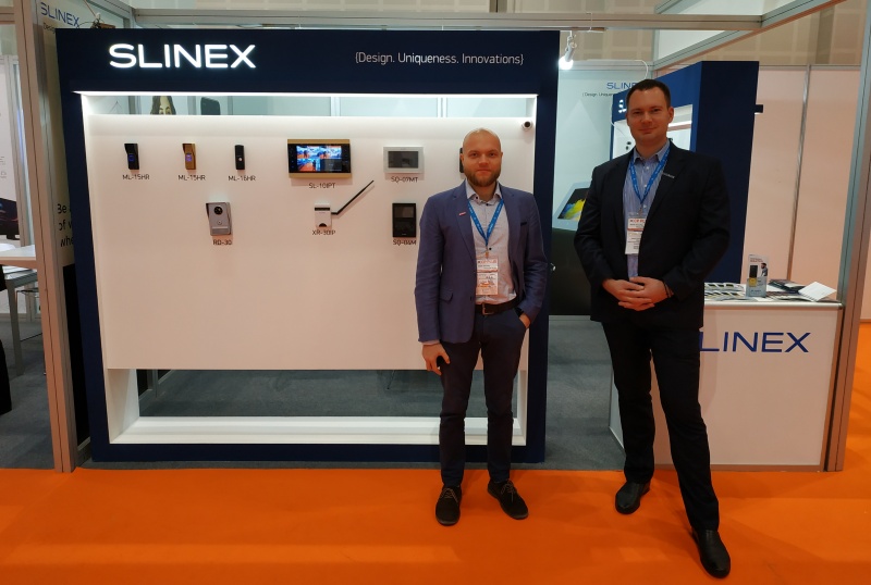 At that time Slinex company attend at the international exhibition Intersec 2019