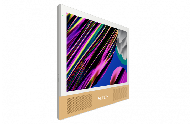 Slinex Sonik 10 – video intercom with two powerful speakers, replaceable color panels and big screen