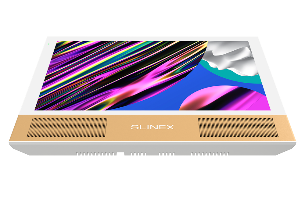 Slinex Sonik 10 – video intercom with two powerful speakers, replaceable color panels and big screen