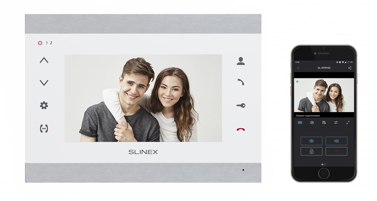 ★ IP video intercom Slinex SL-07IPHD with IPS screen, receiving calls on mobile application  ⇒ ✔ Actual specifications ✔ User manual ✔ Connection scheme