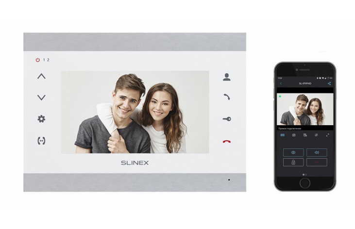 ★ IP video intercom Slinex SL-07IPHD with IPS screen, receiving calls on mobile application  ⇒ ✔ Actual specifications ✔ User manual ✔ Connection scheme