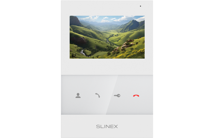 Video intercom Slinex SQ-04M with high-resolution widescreen LCD display and built-in memory