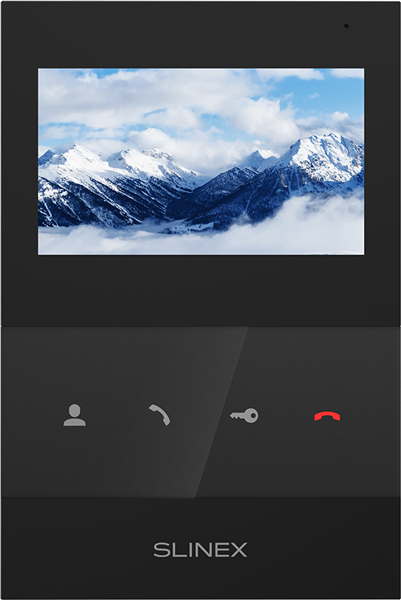 Video intercom Slinex SQ-04M with high-resolution widescreen LCD display and built-in memory