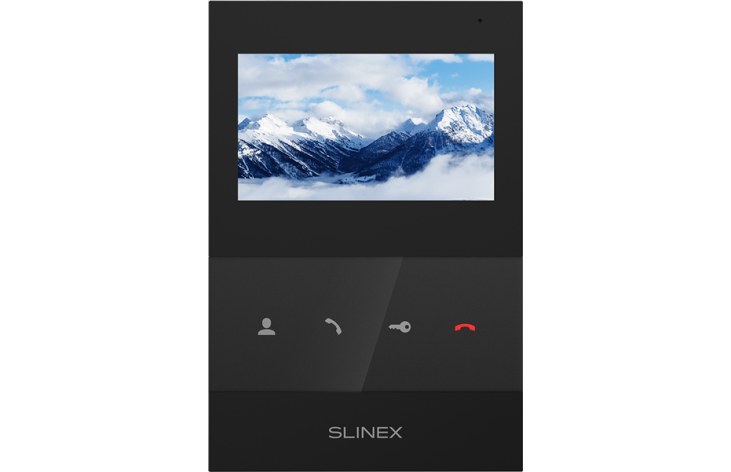 Video intercom Slinex SQ-04M with high-resolution widescreen LCD display and built-in memory