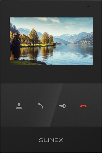 ★ Ultra-thin video intercom Slinex SQ-04 with internal power supply unit 