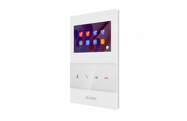 Video intercom Slinex SQ-04M with high-resolution widescreen LCD display and built-in memory