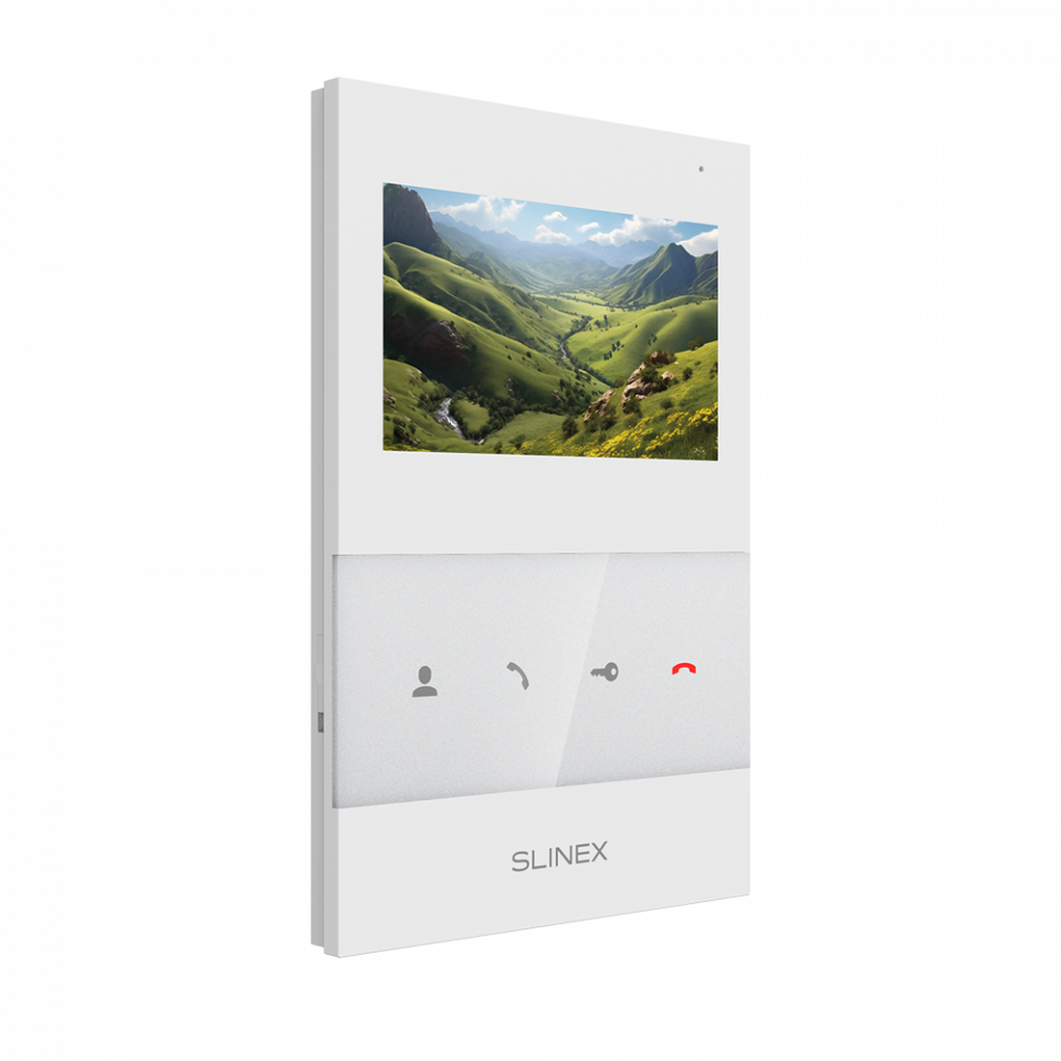 Video intercom Slinex SQ-04M with high-resolution widescreen LCD display and built-in memory