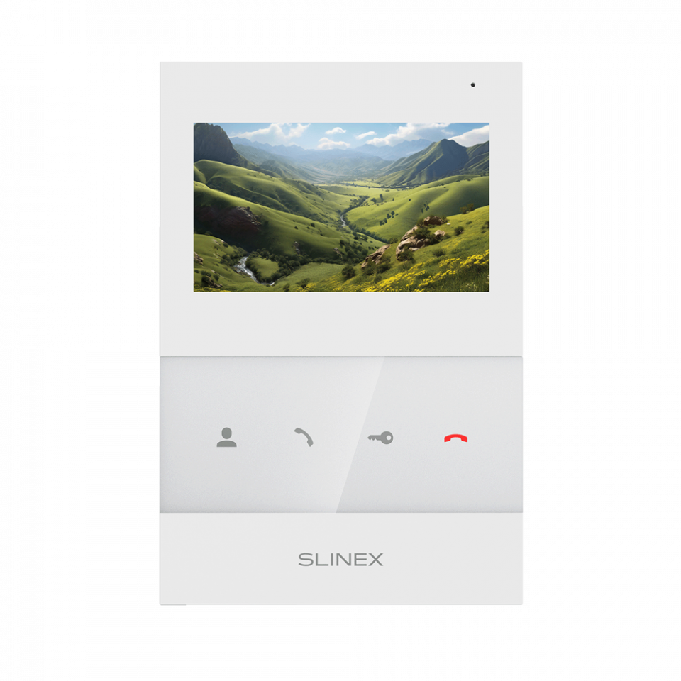 Video intercom Slinex SQ-04M with high-resolution widescreen LCD display and built-in memory