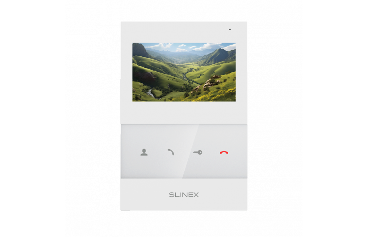 Video intercom Slinex SQ-04M with high-resolution widescreen LCD display and built-in memory