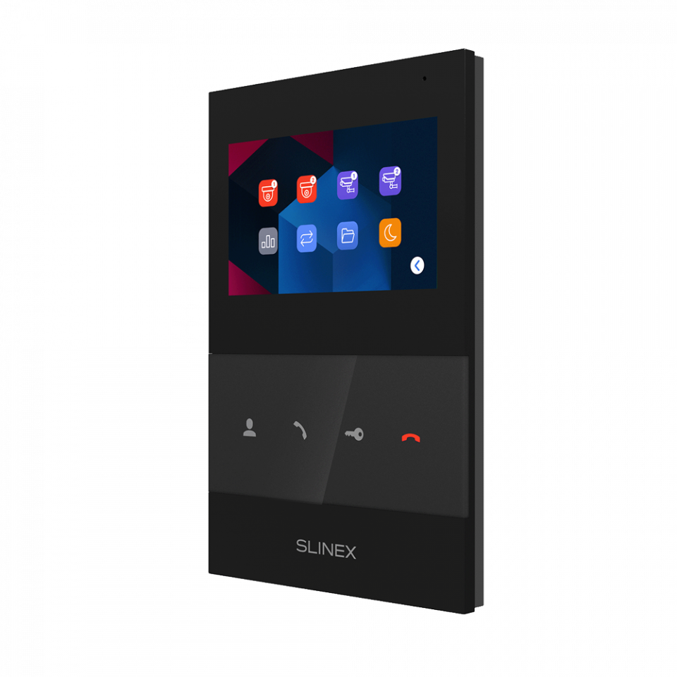 ★ Ultra-thin video intercom Slinex SQ-04 with internal power supply unit 