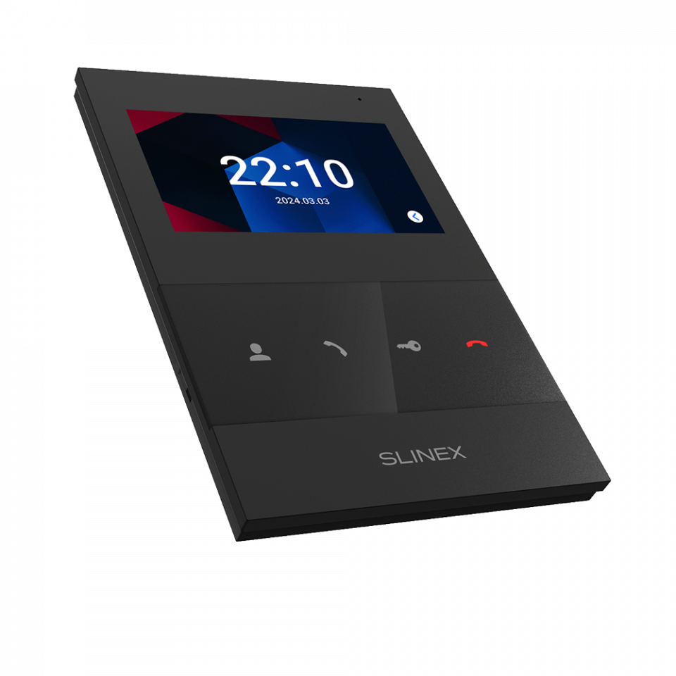★ Ultra-thin video intercom Slinex SQ-04 with internal power supply unit 