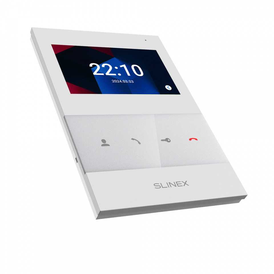 ★ Ultra-thin video intercom Slinex SQ-04 with internal power supply unit 