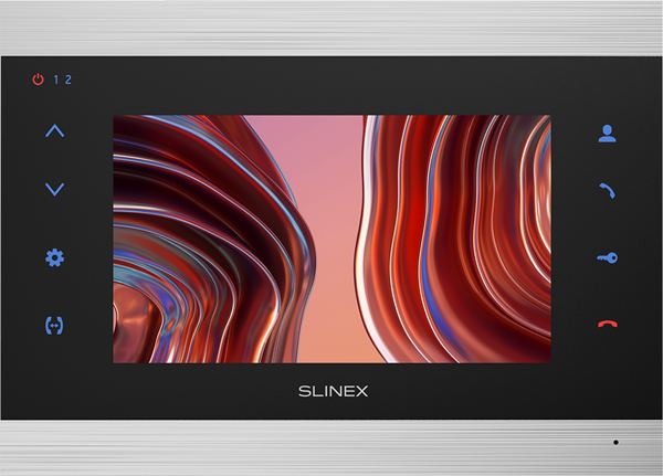 ★ IP video intercom Slinex SL‑07N Cloud with IPS screen, receiving calls on mobile application 