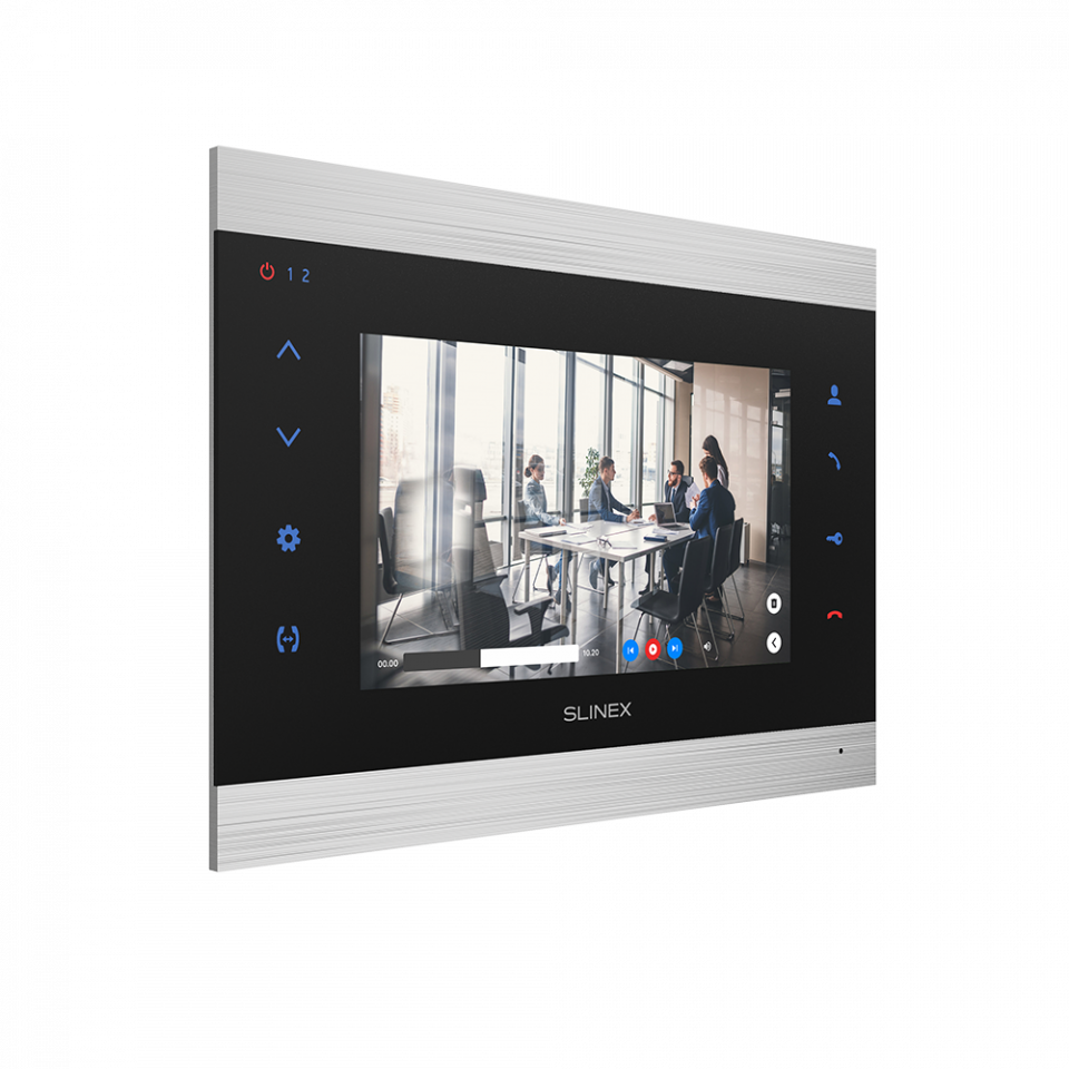 ★ IP video intercom Slinex SL‑07N Cloud with IPS screen, receiving calls on mobile application 