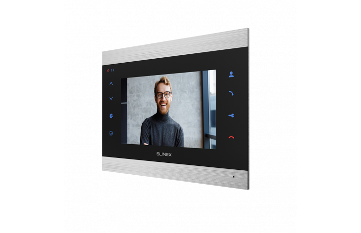 ★ IP video intercom Slinex SL‑07N Cloud with IPS screen, receiving calls on mobile application 
