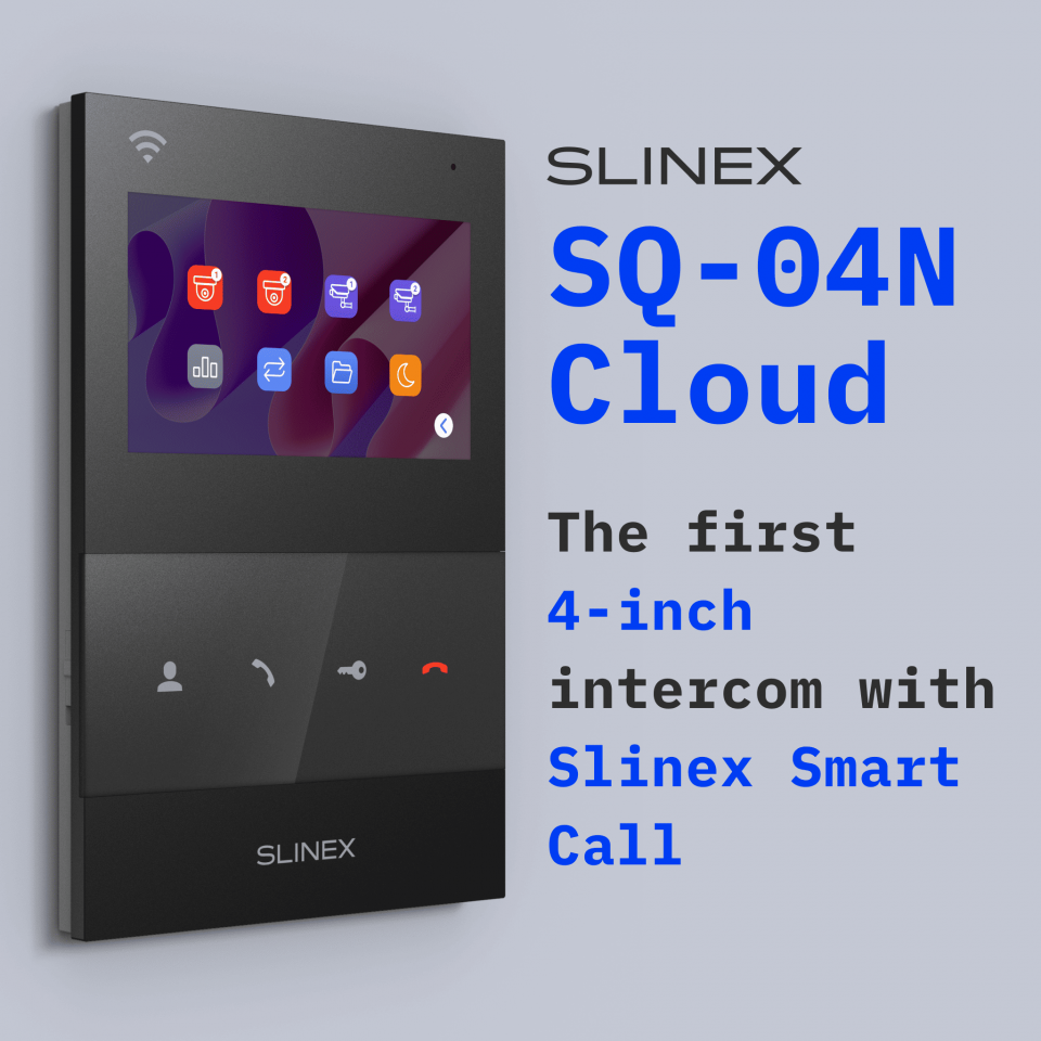 Slinex SQ-04N Cloud Black ➠ description, characteristics, review
