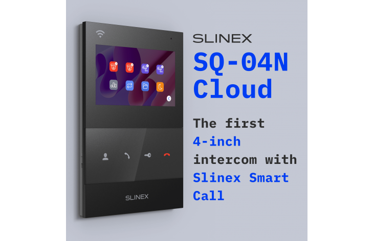 Slinex SQ-04N Cloud Black ➠ description, characteristics, review