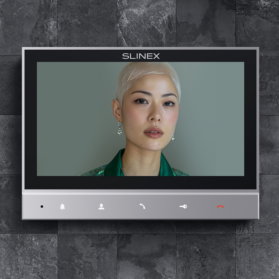 The Slinex SM-07 video intercom is a budget-friendly solution