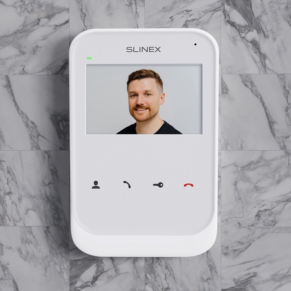 Slinex SK-04: Compact, stylish, and affordable intercom