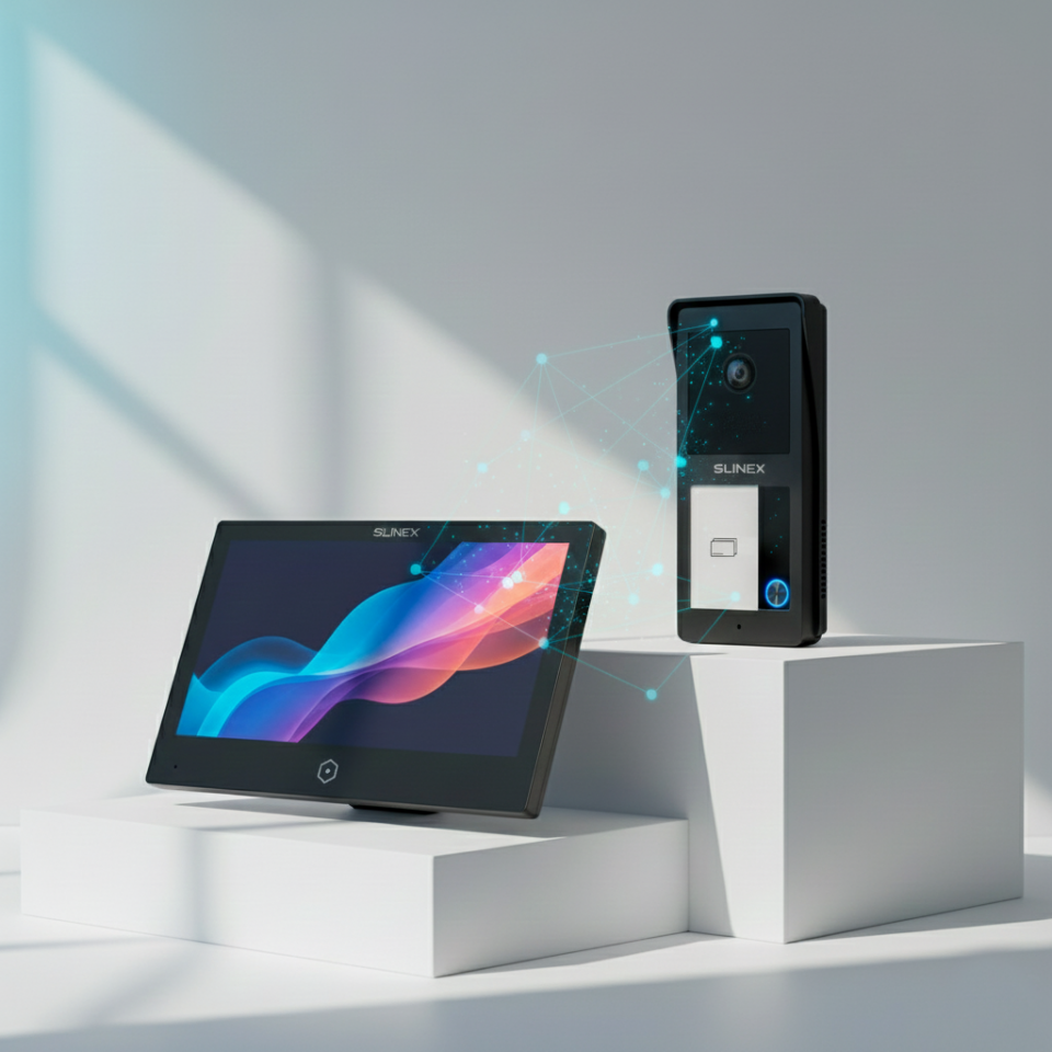 Slinex Glow Smart 2Line Video Intercom Kit – Digital 2-Wire Access Control