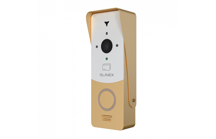 Slinex ML-20CR (gold + white) outdoor panel with ID card reader