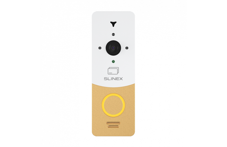 Slinex ML-20CR (gold + white) outdoor panel with ID card reader