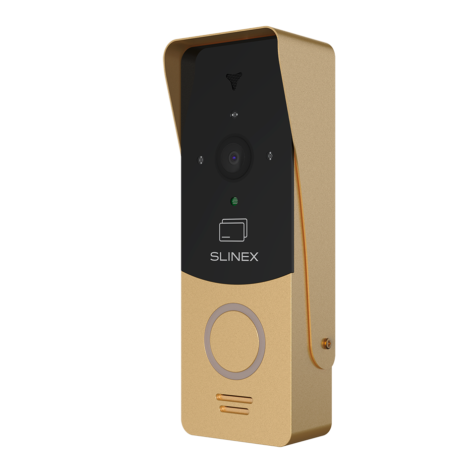 Slinex ML-20CR (gold + black) outdoor panel with ID card reader