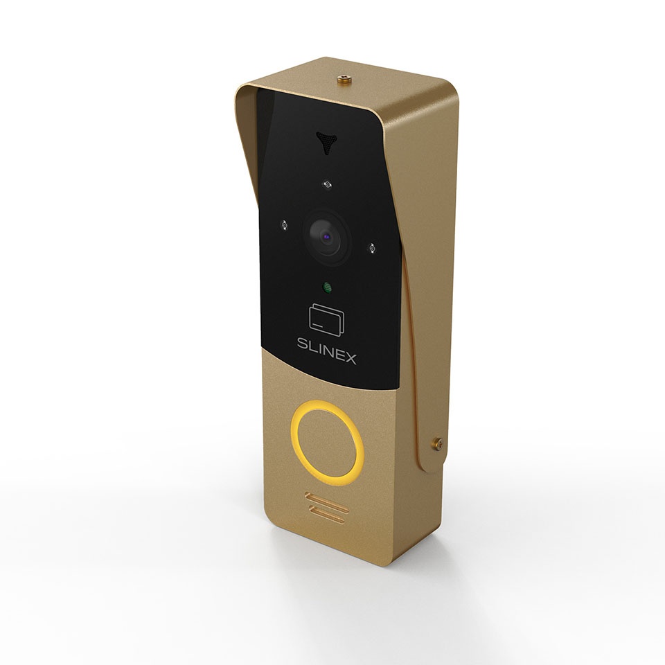 Slinex ML-20CR (gold + black) outdoor panel with ID card reader