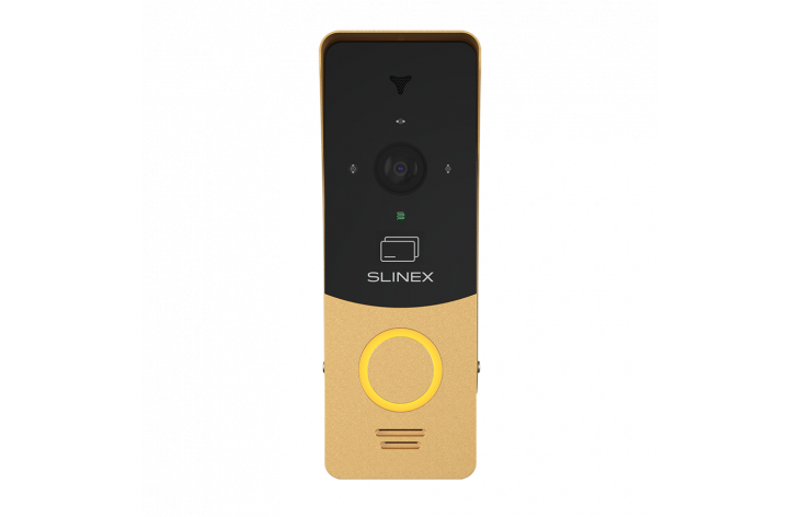 Slinex ML-20CR (gold + black) outdoor panel with ID card reader