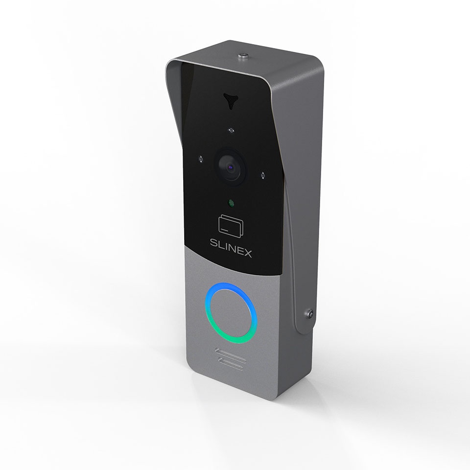 Slinex ML-20CR Silver-Black outdoor panel with ID card reader