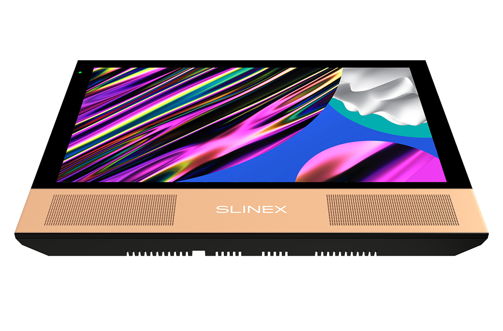 Slinex Sonik 10 – video intercom with two powerful speakers, replaceable color panels and big screen