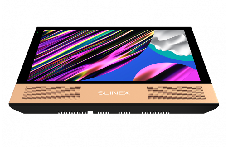 Slinex Sonik 10 – video intercom with two powerful speakers, replaceable color panels and big screen