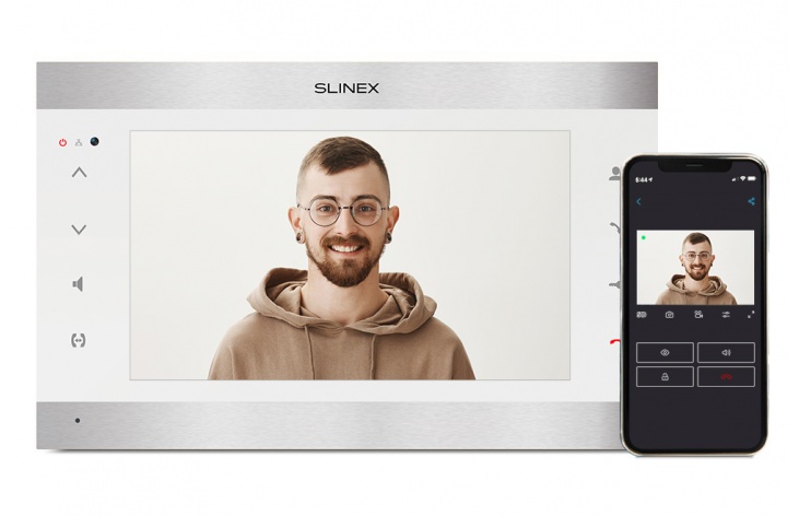 Slinex SL-10IPTHD – 10-inch touch screen monitor with smartphone call forwarding and software motion detection functions